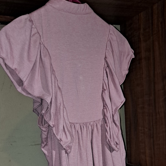 Isabella Rodriguez pink flowy tunic, size Large - Picture 4 of 6